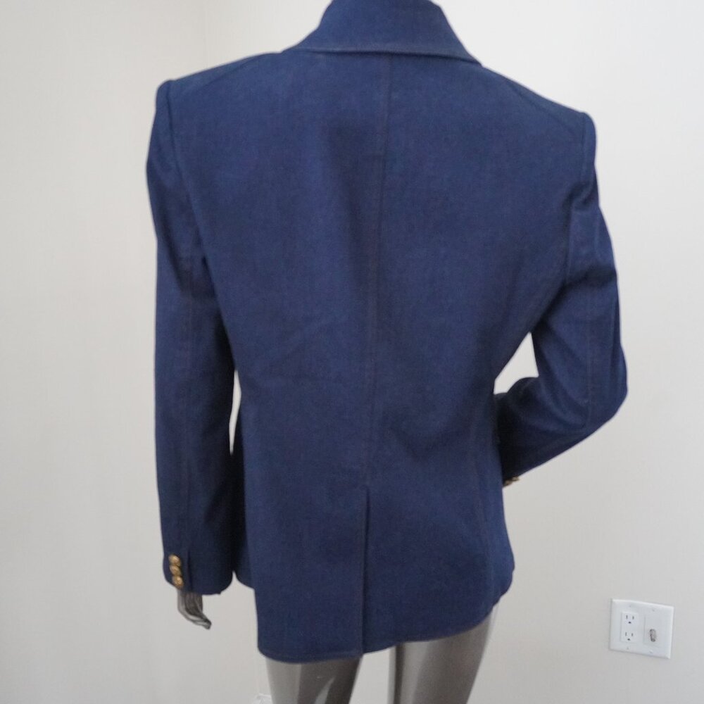 Veronica Beard Aire Dickey Blazer Denim Cotton Jacket Size 6 New Tag $698 - Picture 8 of 16